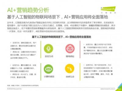 科大訊飛發(fā)布《中國(guó)AI+營(yíng)銷應(yīng)用落地研究報(bào)告》，AI營(yíng)銷未來(lái)可期