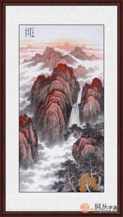 玄關(guān)豎版畫掛什么好？詩(shī)情畫意的山水畫了解下！