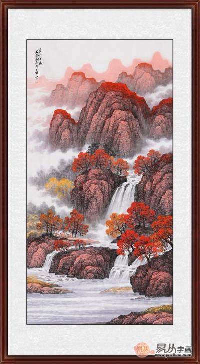 玄關(guān)豎版畫掛什么好？詩(shī)情畫意的山水畫了解下！