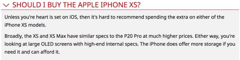 論拍照，華為P20 Pro和iPhone XS誰更強(qiáng)？外媒這樣說
