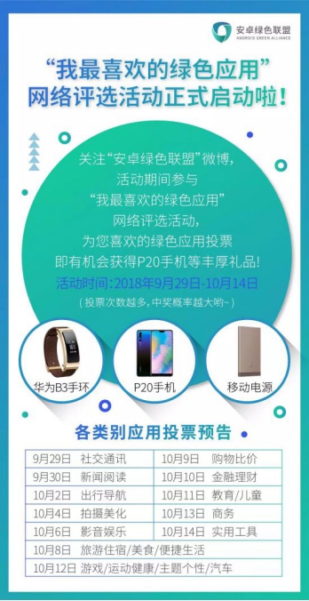 “我最喜歡的綠色應(yīng)用”火爆評(píng)選，安卓綠色聯(lián)盟喊你向最愛應(yīng)用大聲表白