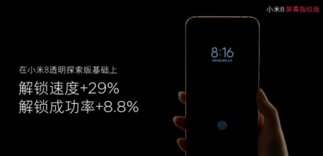 小米8屏幕指紋版引領(lǐng)壓感屏幕指紋技術(shù)潮流，僅3199元起