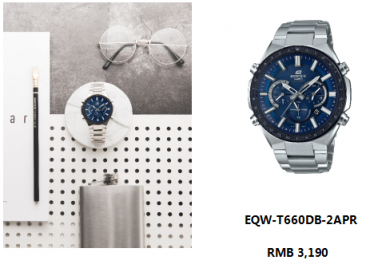 卡西歐EDIFICE EQW-T660 聚時攬勢 成就精彩人生