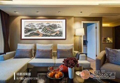 客廳沙發(fā)墻掛畫(huà)推薦！五幅山水國(guó)畫(huà)打造不同美麗的家！