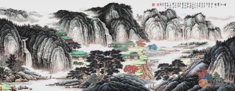 客廳沙發(fā)墻掛畫(huà)推薦！五幅山水國(guó)畫(huà)打造不同美麗的家！