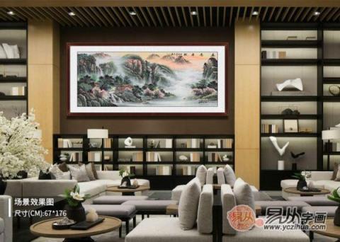 客廳沙發(fā)墻掛畫(huà)推薦！五幅山水國(guó)畫(huà)打造不同美麗的家！
