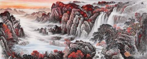 辦公室風(fēng)水畫裝飾？宋唐山水國畫裝飾旺財好運(yùn)來！