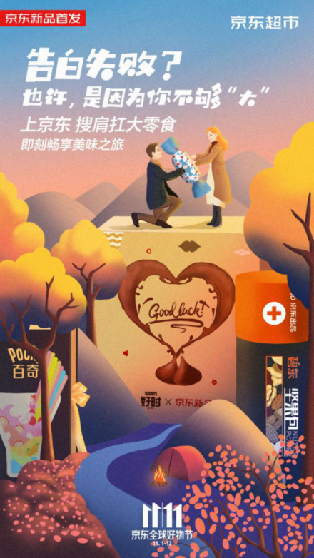 紅海中的11.11大戰(zhàn)，京東超市定制化“肩扛大零食”奇兵出擊