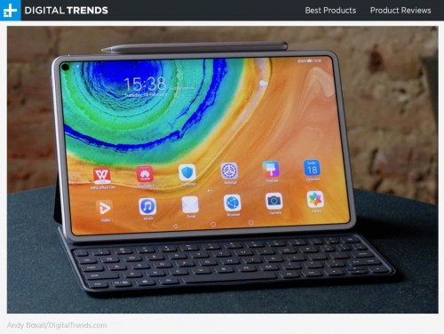 超越iPad Pro的5G 領(lǐng)導(dǎo)力，權(quán)威外媒2020年度獎(jiǎng)項(xiàng)頒給華為MatePad Pro 5G