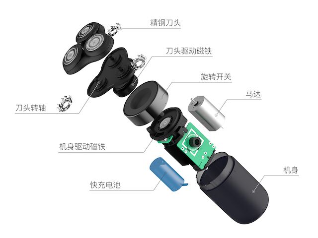 煥醒磁驅(qū)動(dòng)電動(dòng)剃須刀，領(lǐng)先黑科技產(chǎn)品