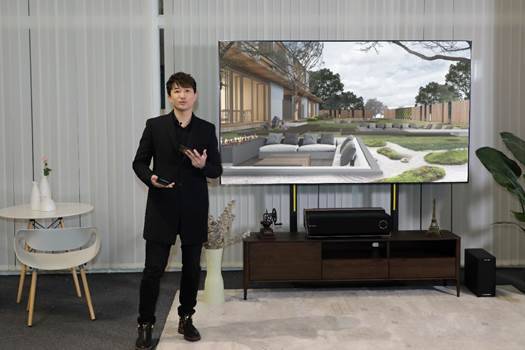 佟麗婭御用設(shè)計師：海信激光電視最符合家居新風(fēng)尚