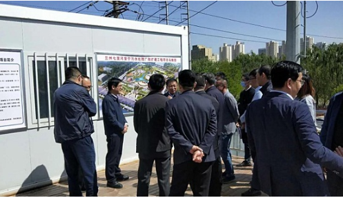 蘭州市長(zhǎng)調(diào)研中信環(huán)境技術(shù)安寧污水處理廠改擴(kuò)建項(xiàng)目
