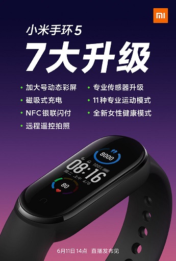 華米科技與小米手環(huán)5官宣“撞車(chē)”，全新心率傳感器或成定音