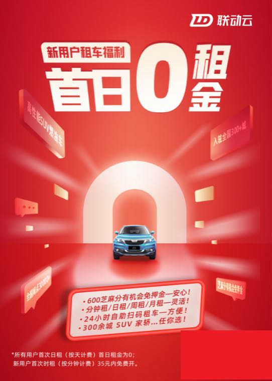 超實(shí)在租車福利來(lái)襲，聯(lián)動(dòng)云4周年活動(dòng)你get到幾個(gè)？