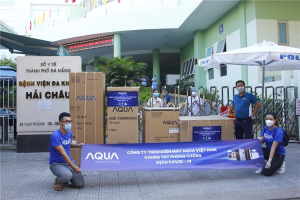 越南疫情反復(fù)，AQUA為峴港14家醫(yī)院捐贈(zèng)家電