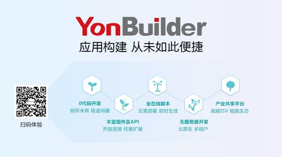 用友YonBuilder低代碼平臺(tái)上線，賦能業(yè)界“敏捷創(chuàng)新”