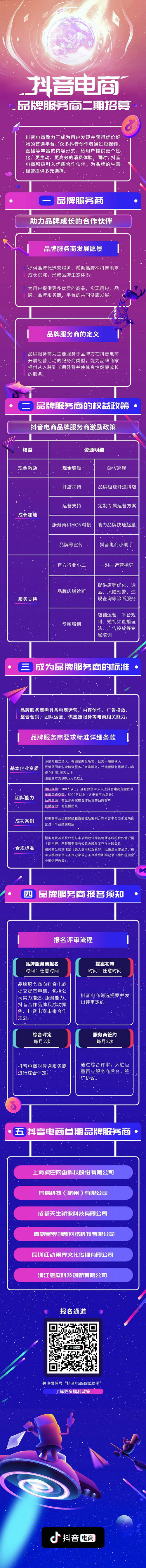 超值權(quán)益、多樣扶持，抖音電商品牌服務(wù)商二期招募來啦！