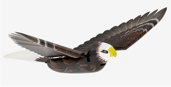 漢王仿生撲翼鳥Go Go Bird1000亮相上海玩博會，與萌娃共享仿生AI盛宴！
