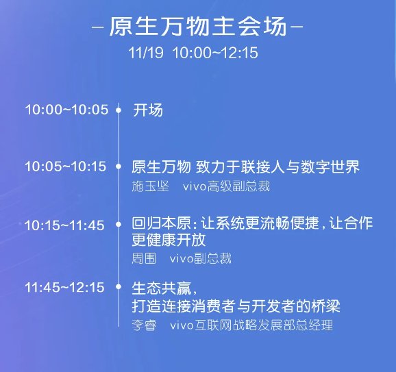 vivo開發(fā)者大會(huì)曝光匯總，各大會(huì)場(chǎng)信息都在這里了！