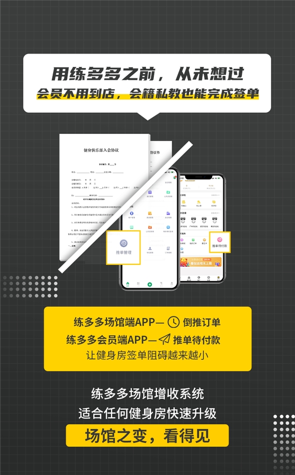練多多場館增收系統(tǒng)，何如促成這家健身房的高效銷售？