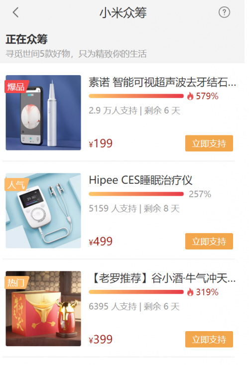 小米有品眾籌近3萬(wàn)人瘋搶！素諾智能可視潔牙儀T11 Pro成網(wǎng)紅爆款