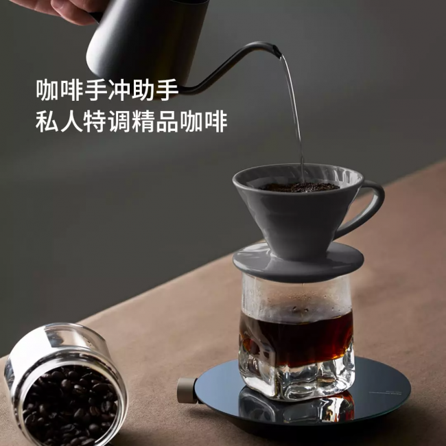 隱藏式LED屏、讀數(shù)顯示 小米有品眾籌智能廚房秤