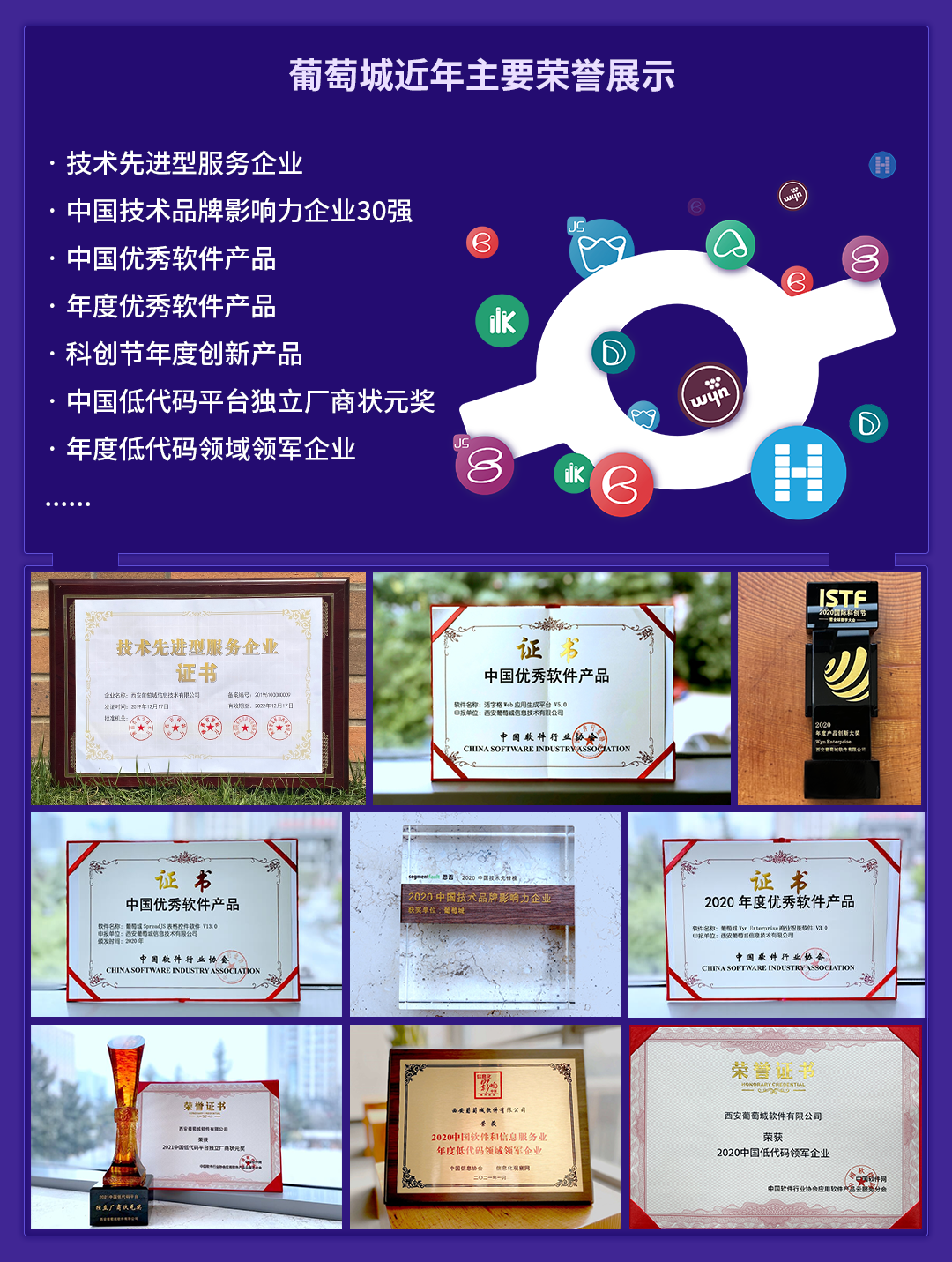 葡萄城榮獲“2020年中國(guó)軟件行業(yè)最具影響力企業(yè)”