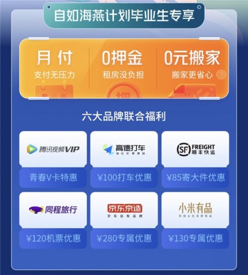 杭州自如海燕計(jì)劃第九季盛大開(kāi)幕 畢業(yè)生福利來(lái)襲