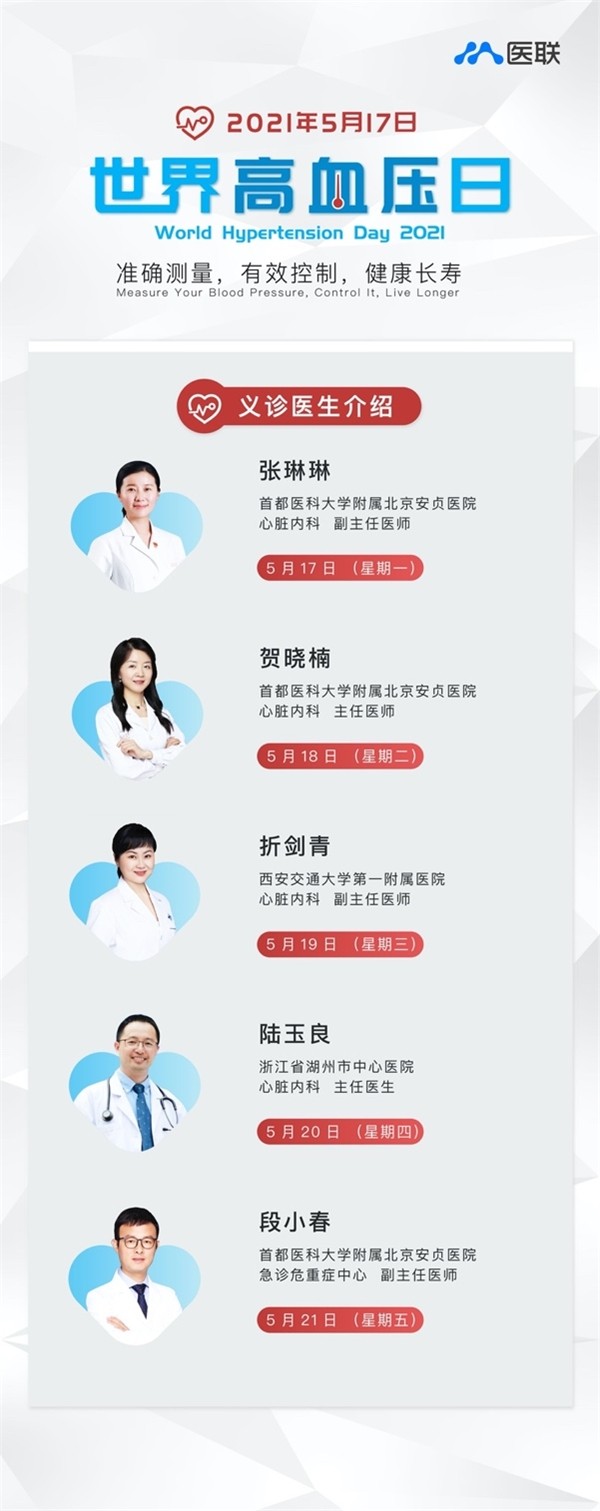 醫(yī)聯(lián)在世界高血壓日開展義診，普及高血壓知識防治于未然