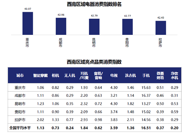 西北西南居民生活最享受？行業(yè)首個“京東電器消費指數”揭示答案