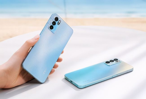 論顏值從來沒輸過，OPPO Reno6外觀亮眼，夏日晴海配色絕了
