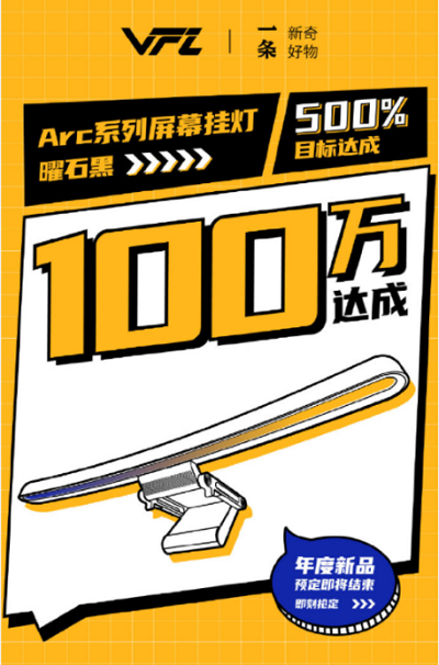 實(shí)力驚人！VFZ曲面屏幕掛燈成桌面照明新選擇