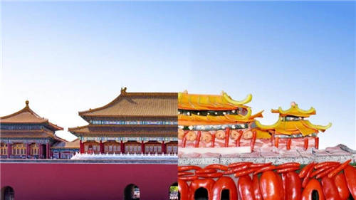 抓住年輕人的消費(fèi)習(xí)慣！海爾冰箱用食材拼出“國潮”建筑
