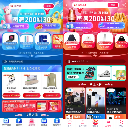 聚劃算雙11營(yíng)銷驚喜不斷，集團(tuán)歡聚日、新銳品牌、匯聚、直播全面升級(jí)