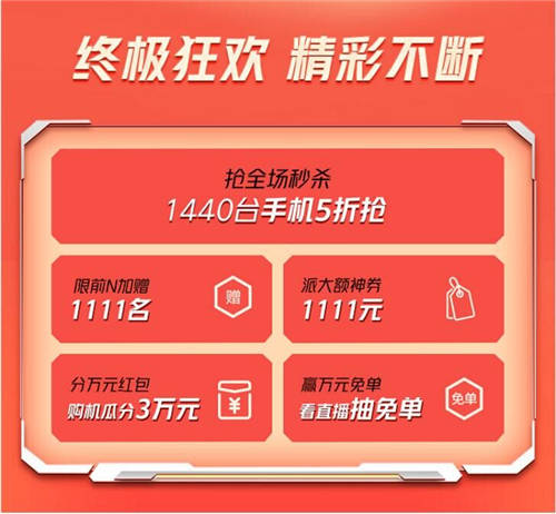 iQOO終極購機(jī)攻略！秒殺1440臺(tái)手機(jī)，抽萬元免單，購機(jī)最高減500