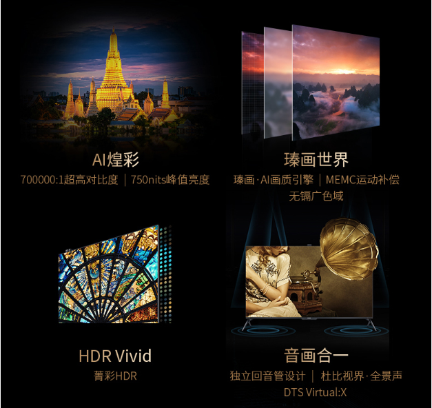 夏普75D8 旗艦電視通過HDR Vivid認證，搭載聯(lián)發(fā)科MT9638芯片，畫質更出色