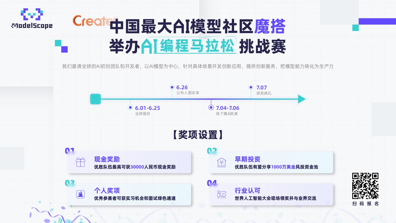 魔搭社區(qū)舉辦AI編程馬拉松大賽，獲勝隊(duì)伍有望共享千萬(wàn)美金風(fēng)投資金池.jpg