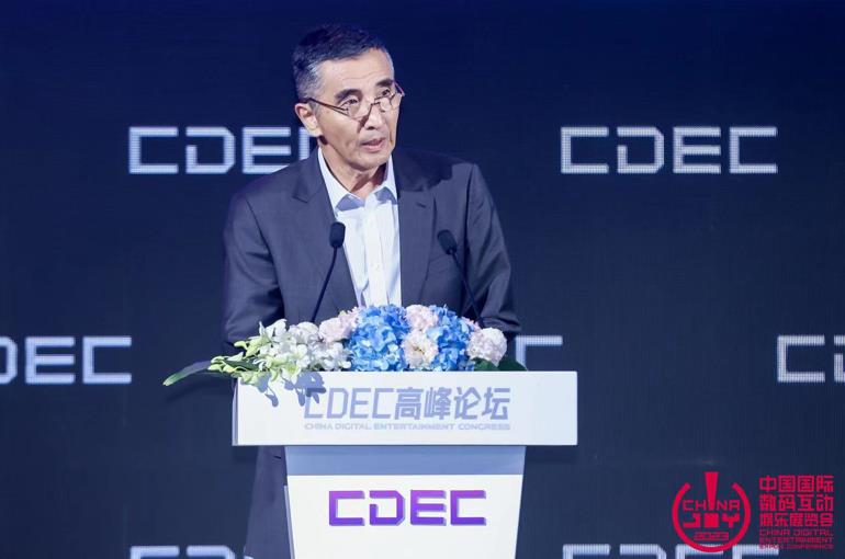 中國音像與數(shù)字出版協(xié)會第一副理事長、中國音數(shù)協(xié)游戲工委主任委員張毅君（主辦方供圖）