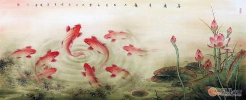 原生態(tài)藝術(shù)佳作，畫(huà)家藍(lán)健康國(guó)畫(huà)賞析