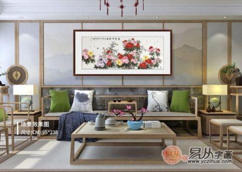 五款經(jīng)典的客廳掛畫，吉祥花鳥畫裝飾韻味十足