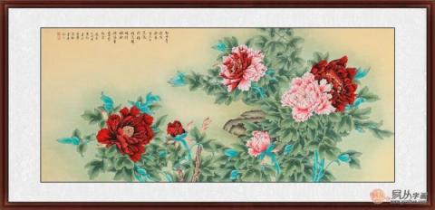 五款經(jīng)典的客廳掛畫，吉祥花鳥畫裝飾韻味十足