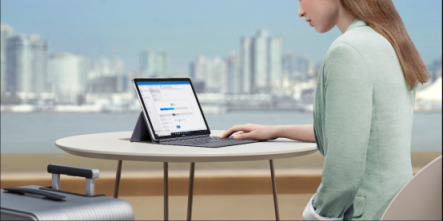 不期而遇的旅途四月，全新HUAWEI MateBook E與你全時連接
