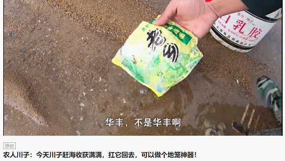 新農(nóng)人川子專拍趕海抓螃蟹，今日頭條粉絲206萬！獲“海鮮搓澡一哥”
