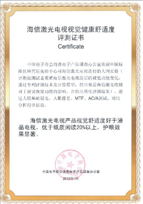 每天看電視100分鐘，你該換一臺(tái)更護(hù)眼的激光電視了！