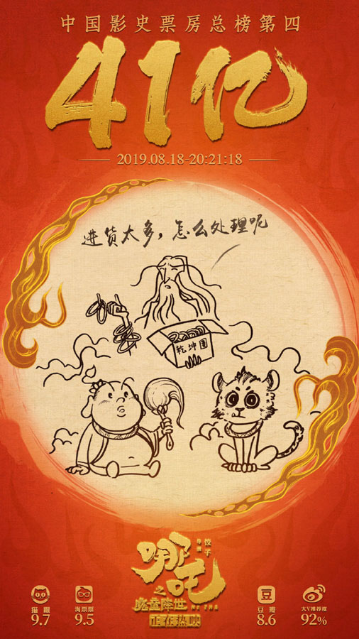 《哪吒》官方衍生品累計(jì)預(yù)售破千萬大關(guān)，摩點(diǎn)與國漫衍生品事業(yè)攜手共進(jìn)