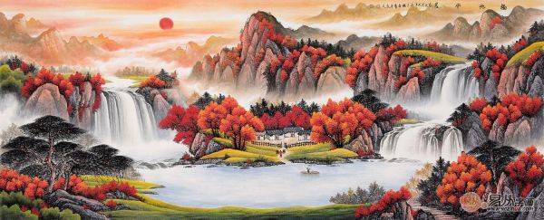 關(guān)于室內(nèi)客廳掛什么畫好，了解這些山水畫知識(shí)提升你的眼光品味