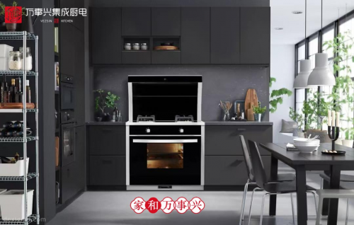 廚房有它就夠了，集成灶十大品牌萬(wàn)事興集成灶”保平安健康“