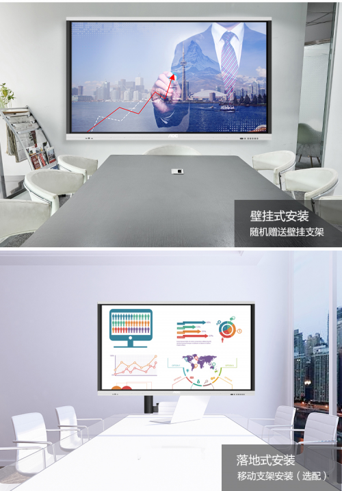 AOC商用丨全新企業(yè)會議解決方案：高效溝通，交互協(xié)同新體驗(yàn)！