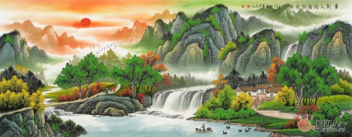 實用攻略盤點：這樣來布置沙發(fā)背景墻掛畫，讓你正好掌握掛畫美感要領