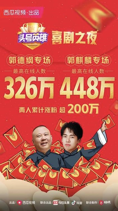 《頭號英雄》喜劇之夜專場，和郭德綱郭麒麟一起在笑聲中通關(guān)拿獎！